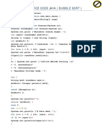 Contoh 1.1 Source Code Java Bubble Sort: Import Public Class Bubblesort Public Static Void