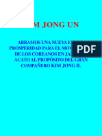 Kim Jong Un-Abramos Una Nueva Era de Prosperidad