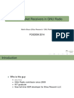 OFDM Packet Receivers in GNU Radio