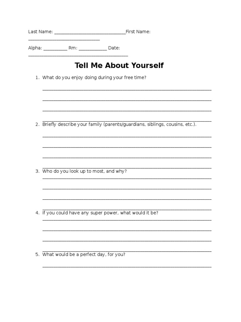 Writing Activity Pdf