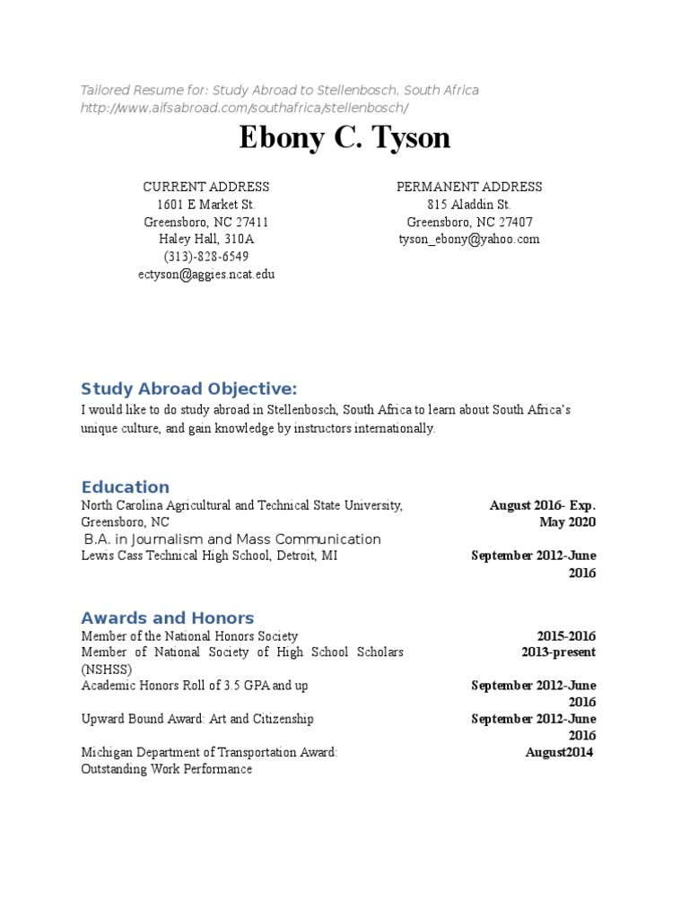 Ncat Updated Resume PDF