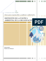 Politica Ambiental De Una Organizacion.pdf