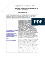 Bacerra de La Divergencia A La Convergencia PDF