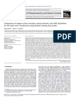 2012 - Comparison of Support Vector Machine, Neural Network, and CART Algorithms For The Land-Cover Classification Using Limited Training Data Points