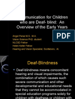 communication for children who are deaf- blind