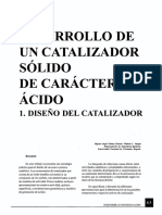 Desarrollo de Un Catalizador Solido Decaracter Acido