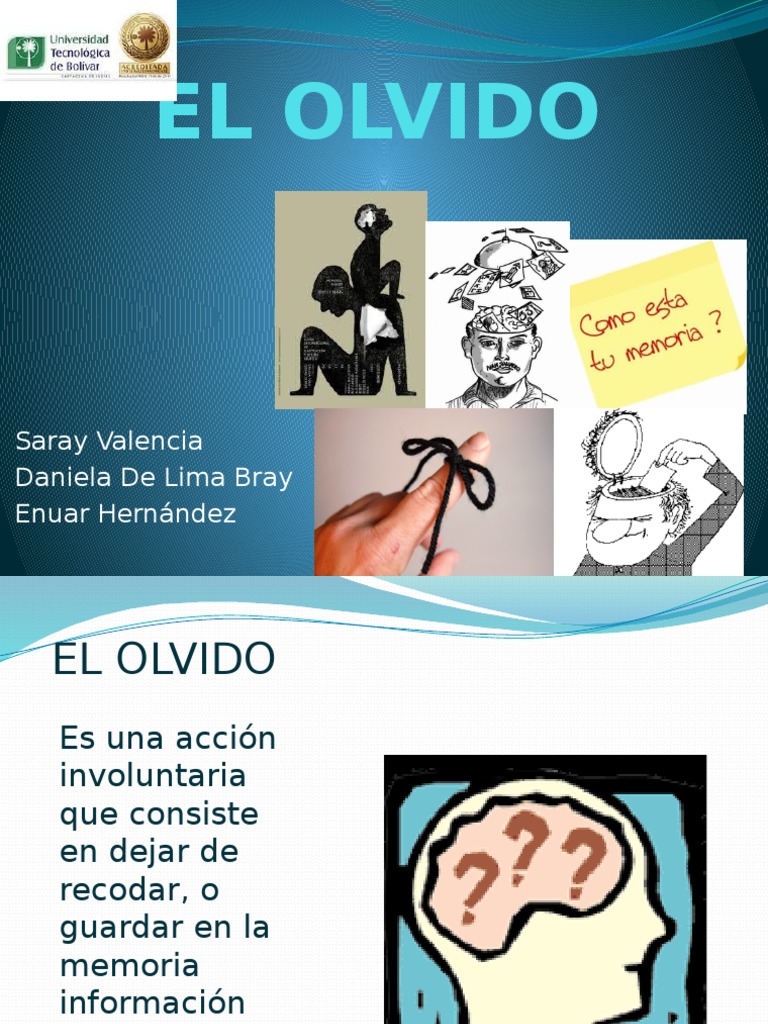 Factores que influyen en el olvido y tipos de amnesia PDF Amnesia