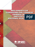 02 - Reglamento de Comisiones Del Consejo General Del Instituto Nacional Electoral