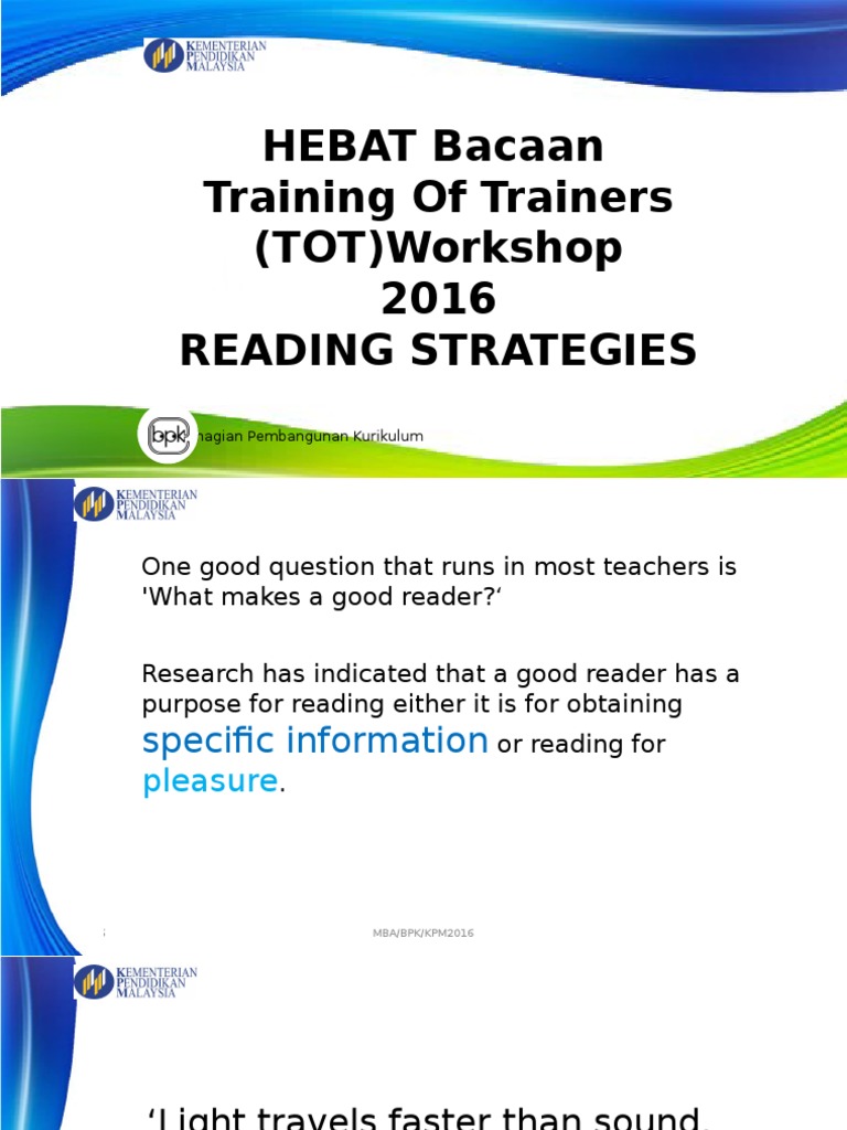 Effective Reading Strategies for Students | PDF | Reading (Process ...