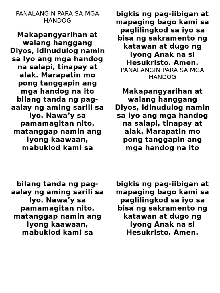 Panalangin Ng Pasasalamat Sa Pagtatapos - sinagot panalangin