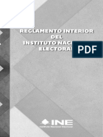 06 - Reglamento Interior Del Instituto Nacional Electoral