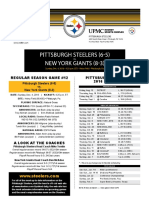 New York Giants at Pittsburgh Steelers (Dec.4)