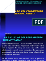 Escuelas Del Pensamiento Administrativo