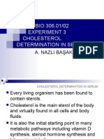 Bio+306 03+cholesterol+determination+in+serum