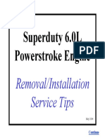 Superduty 6.0L Powerstroke Engine: Removal/Installation Service Tips