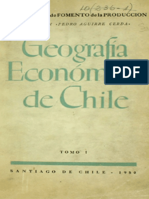 Geo EconÃ³mica CORFO T. I | PDF | Andes | Chile