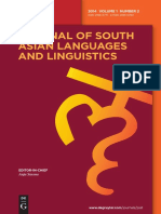 Kulikov,Grammaticalization of Reciprocal Pronouns in IAr,IE - JSALL 1.2(2014)