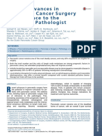 Recent Advances in Pancreatic Cancer Surgery of Relevance To The Practicing Pathologist