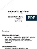 Enterprise Systems: Distributed Databases and Systems - DT211 4
