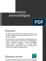 Tolerancia Inmunológica Patologia