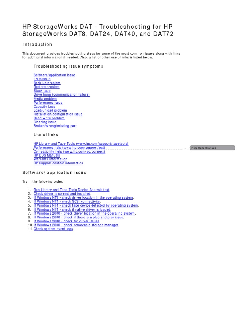 Dat 72 Serv Guide Pdf Operating System Device Driver