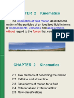 CHAPTER 2 Kinematics: Kinematics of Fluid Motion Displacements Velocities Accelerations