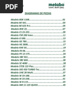 Diagrama de Piezas Metabo