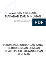 Analisis Kimia Air Makanan Dan Minuman Pdf