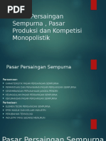 Download Pasar Persaingan Sempurna  Pasar Produksi Dan Kompetisi by Hasbiul Hahshfi SN333158616 doc pdf