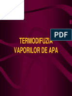 Termodifuzia Vaporilor de Apa