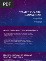 Strategic Capital Management: Group - 4 Jahnvi Jethanandini Shreyasi Halder Siddhartha Bayye Sweta Saroj