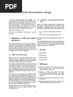 Bond Dissociation Energy