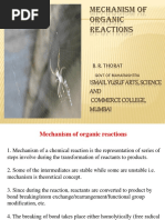 Mechanism of Organic Reactions