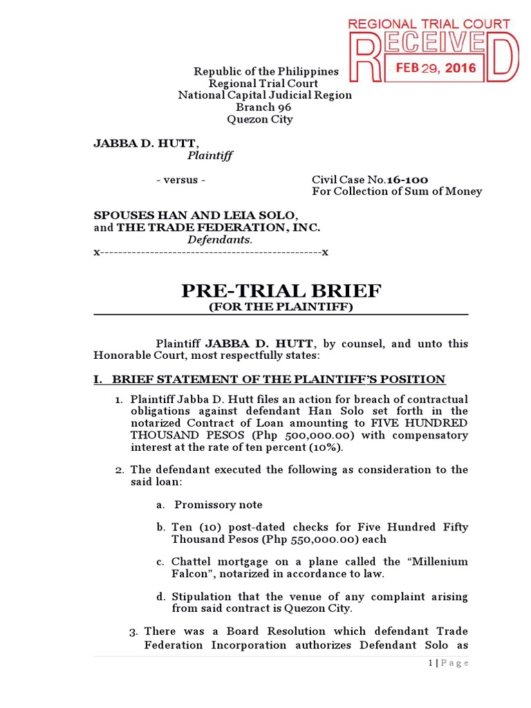 sample-pre-trial-brief-pdf-venue-law-lawsuit