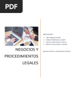 Negocios y Procedimientos Legales