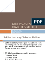 Diet Pada Pasien Diabetes Melitus