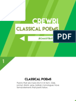 Classical Contemporary Poems