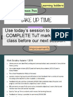 Marking and TUT