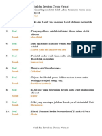 Soal Cerdas Cermat SD Agama