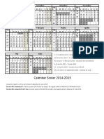 4 Calendar Scolar 20142015