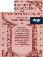 Beautiful Crochet On Household Linen (1916) - Klickmann Flora