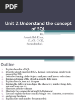 Unit 2 Understand The Concept of SQL