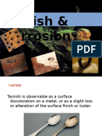 Tarnish and Corrosion