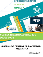 Centro Agroempresarial y Minero ISO 9001