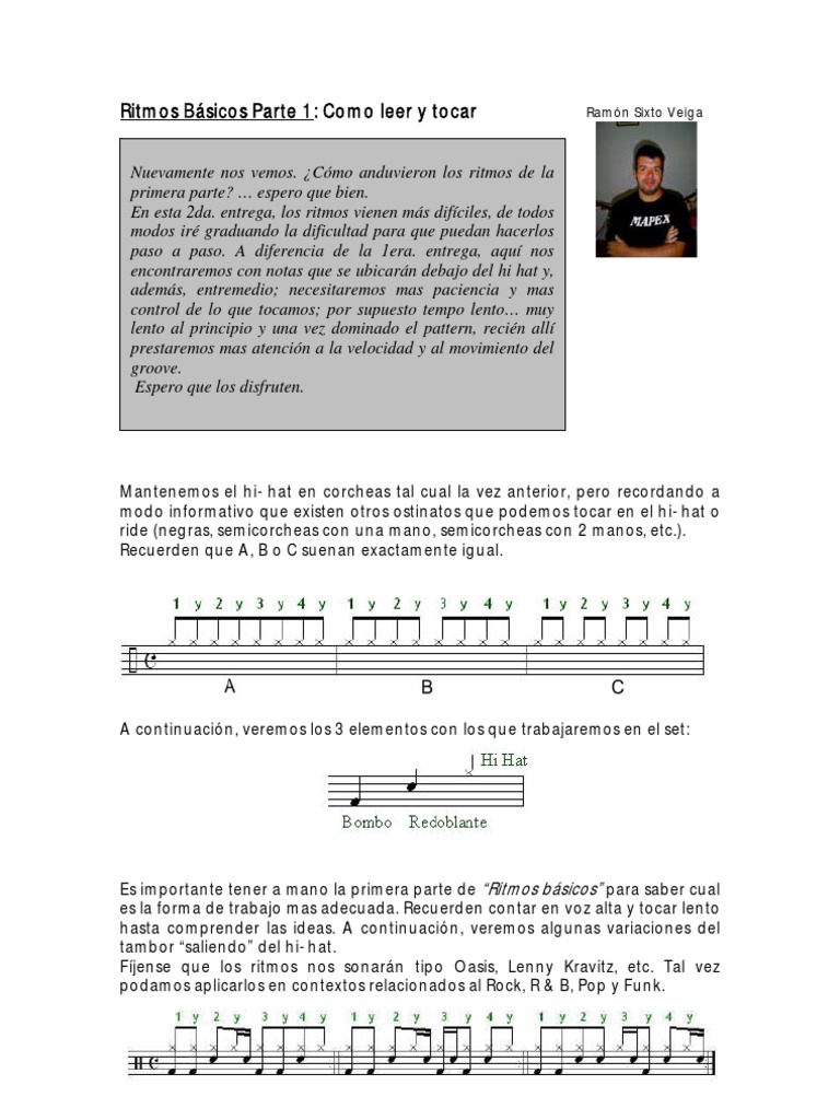 Ritmos Básicos Parte 2 | PDF | Artes del Lenguaje y Comunicación | Arte