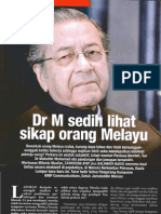 Dr M Sedih Lihat Sikap Orang Melayu