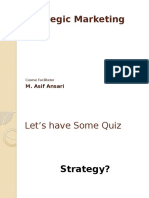 Strategic Marketing Lecture 1