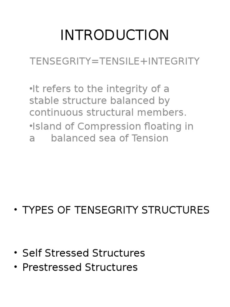 Understanding Tensegrity Structures | PDF