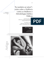 Eu Também Sei Atirar! Reflexões Sobre A Violência Contra As Mulheres e Metodologias Estético Políticas