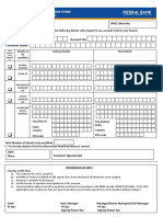 Contact Details Modification Form A